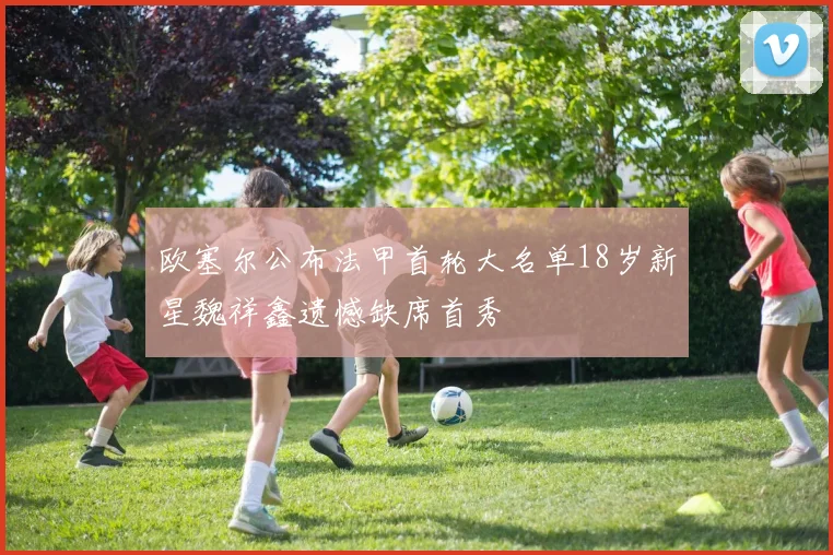 欧塞尔公布法甲首轮大名单18岁新星魏祥鑫遗憾缺席首秀