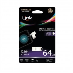 64GB Micro Premium OTG Dual 25MB/S USB Bellek