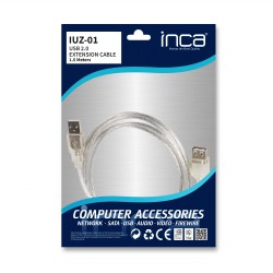 INCA IUZ-01 USB TO USB UZATMA KABLO 1,5 METRE…