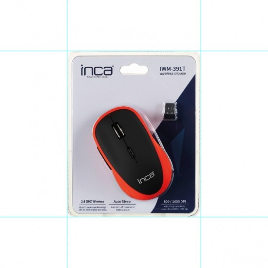 INCA IWM-391T  1600 Dpi Rubber  Wireless Mouse