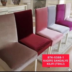 TEKLİ KADİFE SANDALYE KILIFI BTK-5388-1